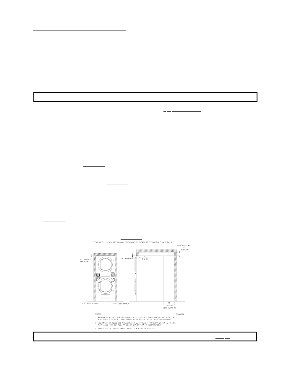 B. location requirements | American Dryer Corp. ADG-530D II User Manual | Page 13 / 57