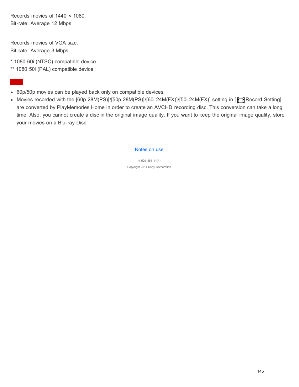 Sony DSC-WX350 User Manual | Page 149 / 319