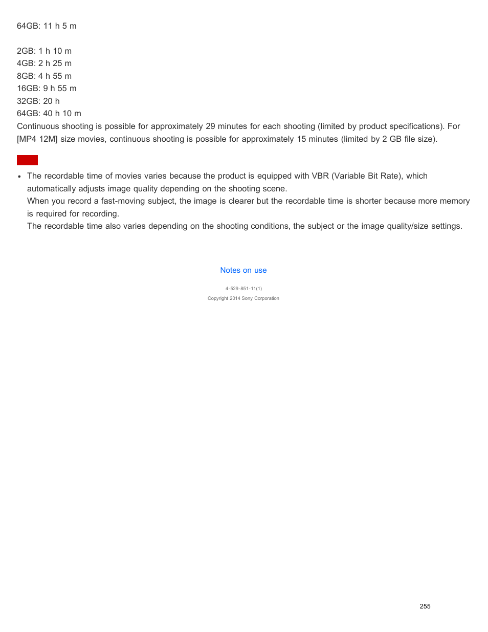 Sony DSC-WX350 User Manual | Page 259 / 319