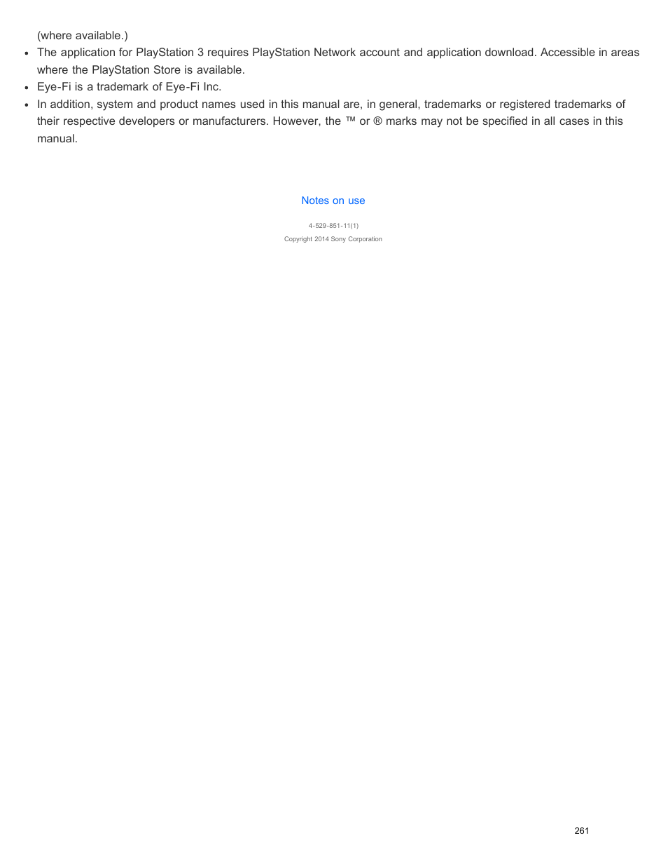 Sony DSC-WX350 User Manual | Page 265 / 319