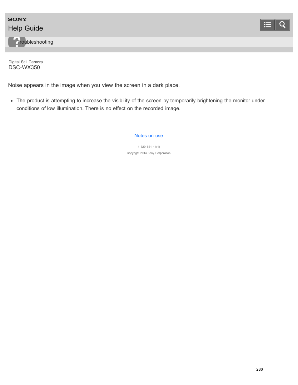 Help guide | Sony DSC-WX350 User Manual | Page 284 / 319