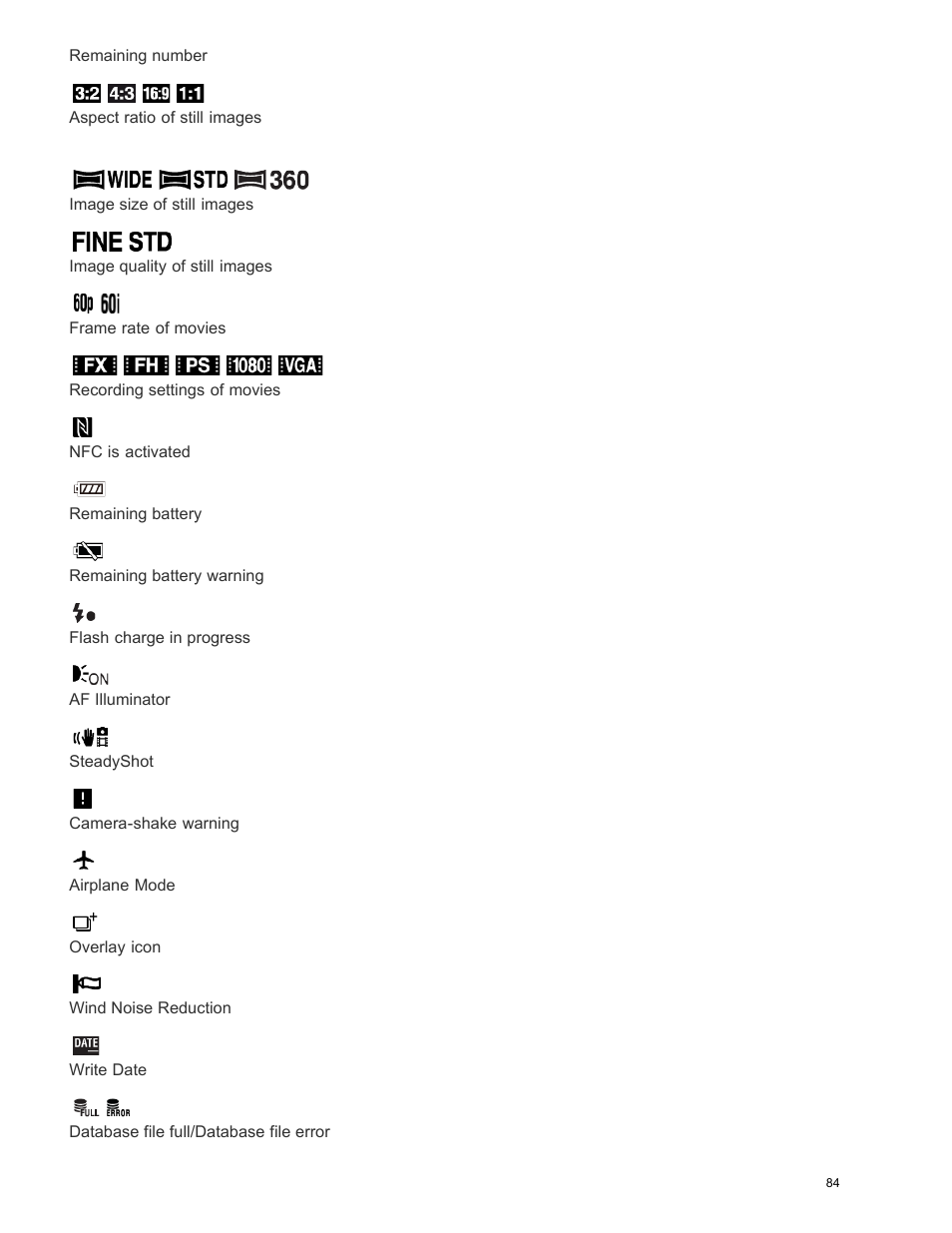 Sony DSC-WX350 User Manual | Page 88 / 319