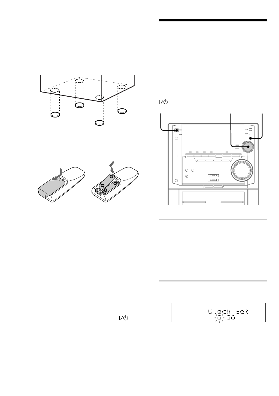 Step 2: setting the time | Sony MHC-ZX10 User Manual | Page 6 / 60