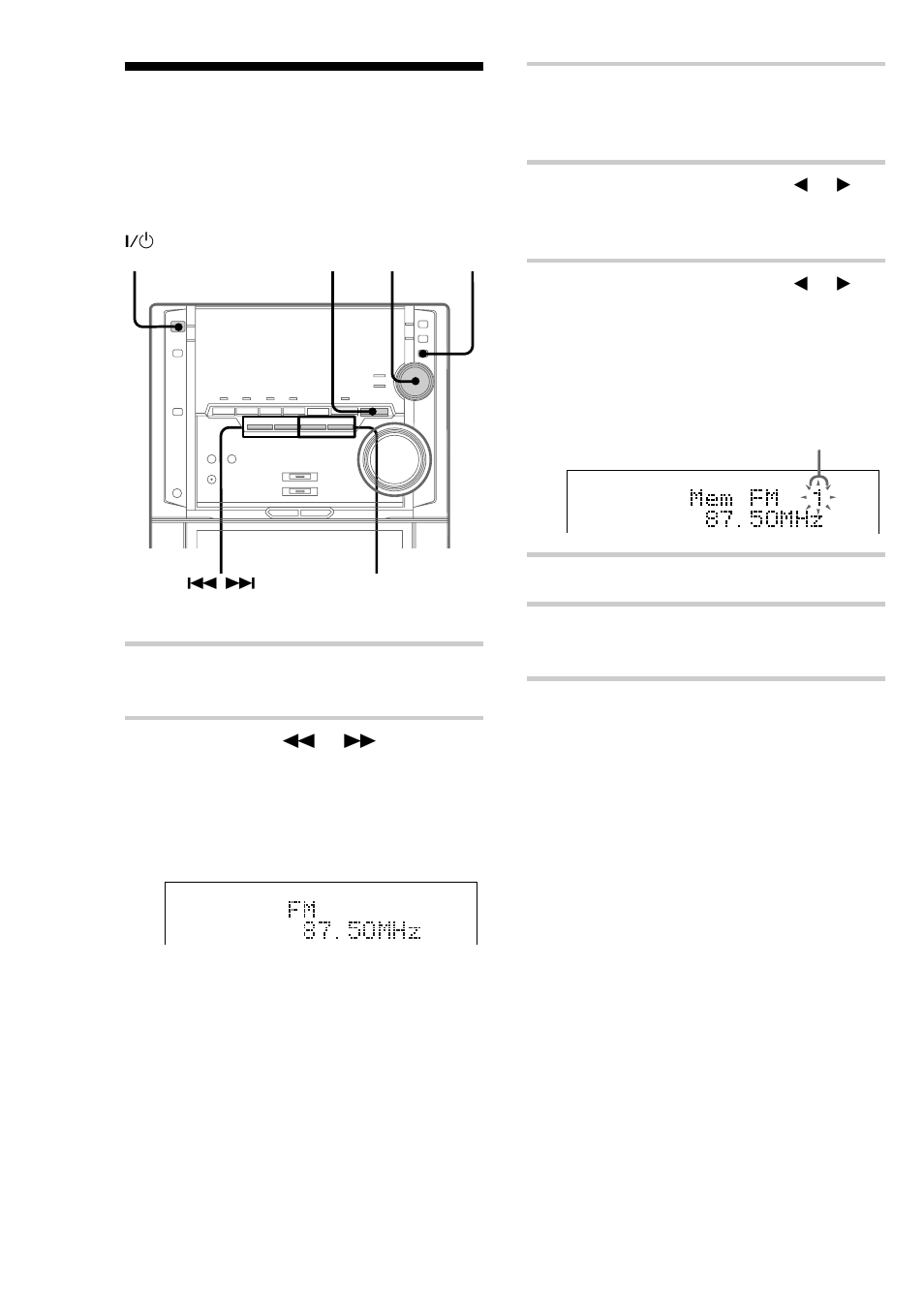 Step 3: presetting radio stations | Sony MHC-ZX10 User Manual | Page 8 / 60