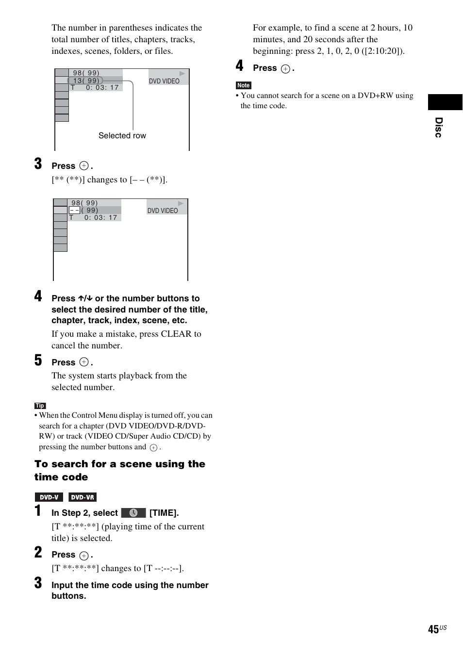 Sony DAV-HDX587WC User Manual | Page 45 / 104