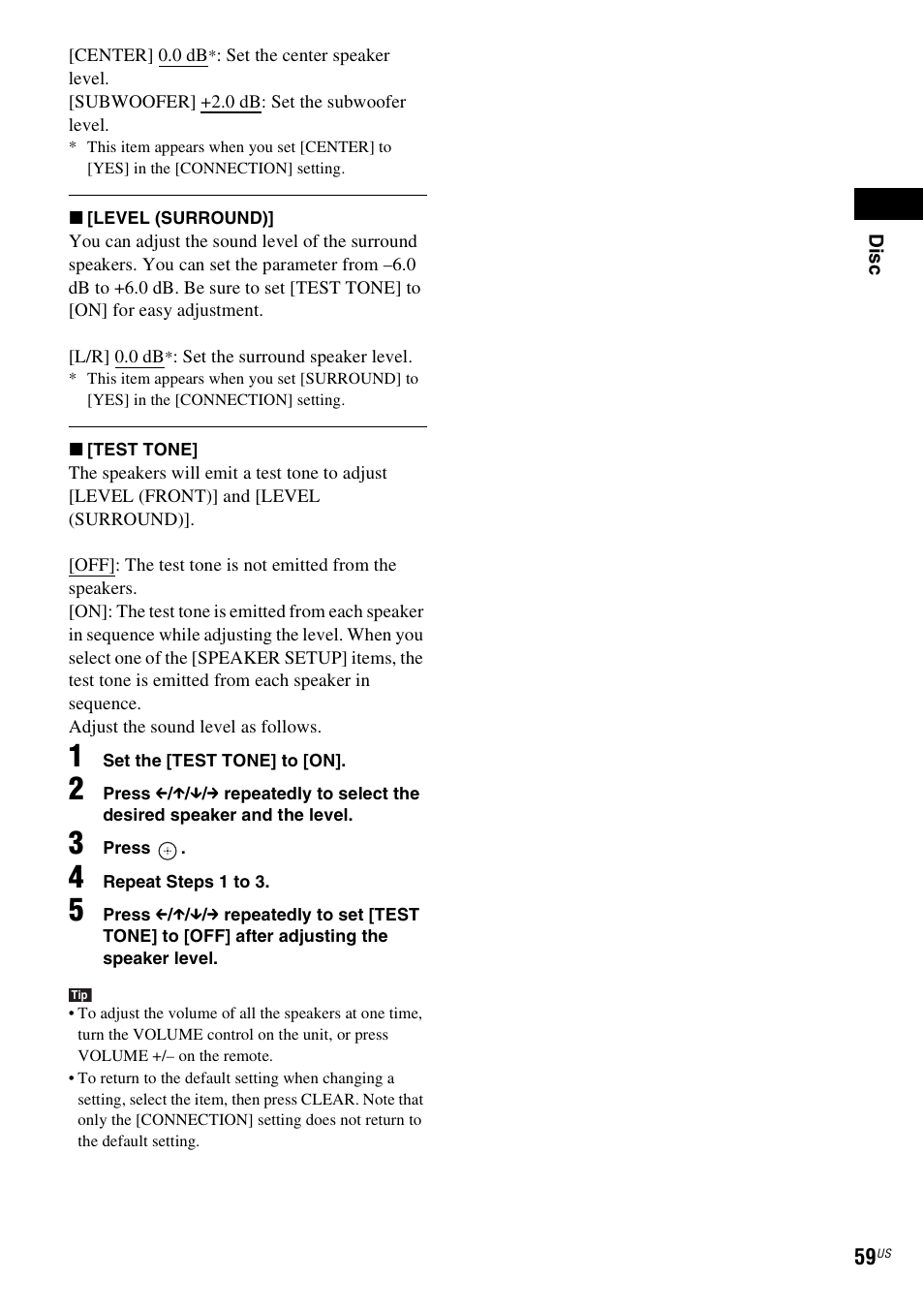 Sony DAV-HDX587WC User Manual | Page 59 / 104