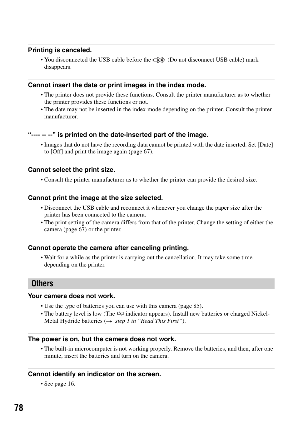 Others | Sony DSC-S40 User Manual | Page 78 / 91