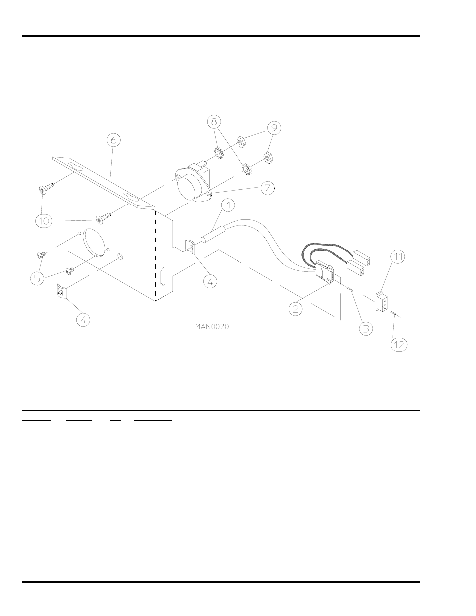 Sensor bracket assembly | American Dryer Corp. AD-235 User Manual | Page 14 / 30