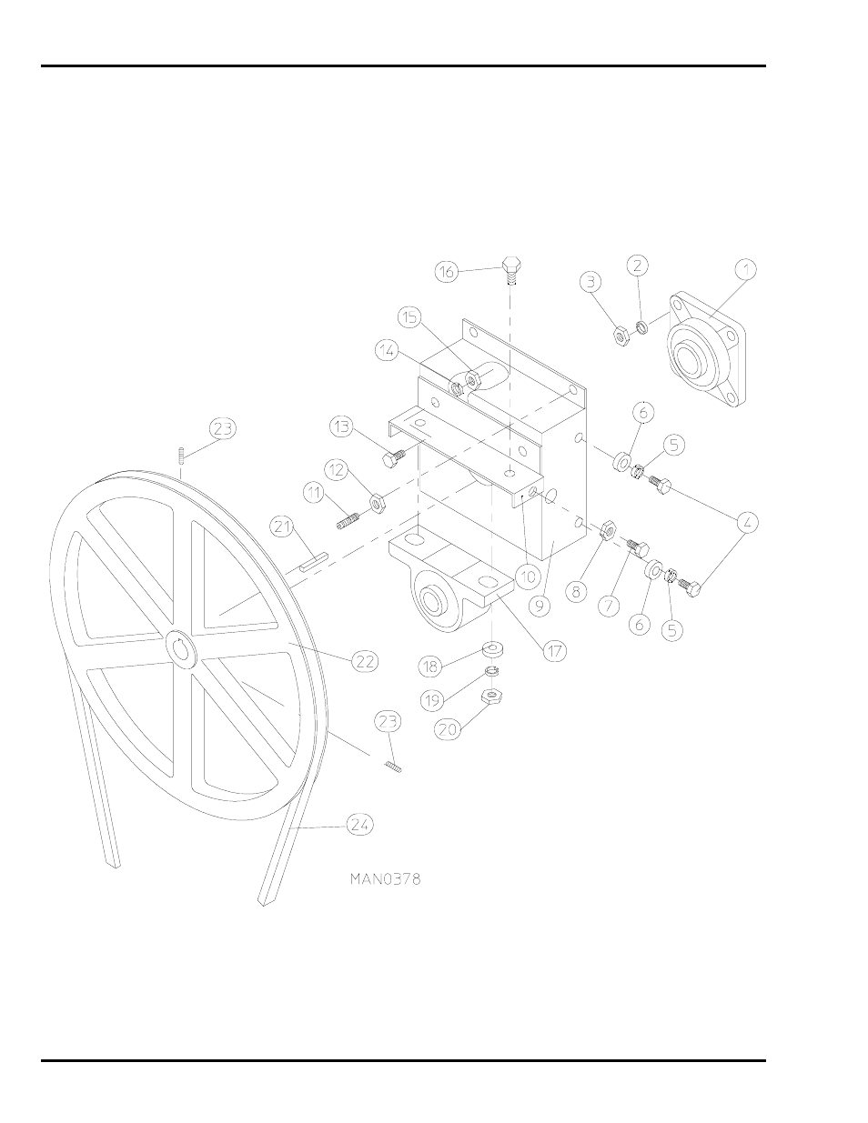 Tumbler bearing assembly | American Dryer Corp. AD-235 User Manual | Page 16 / 30