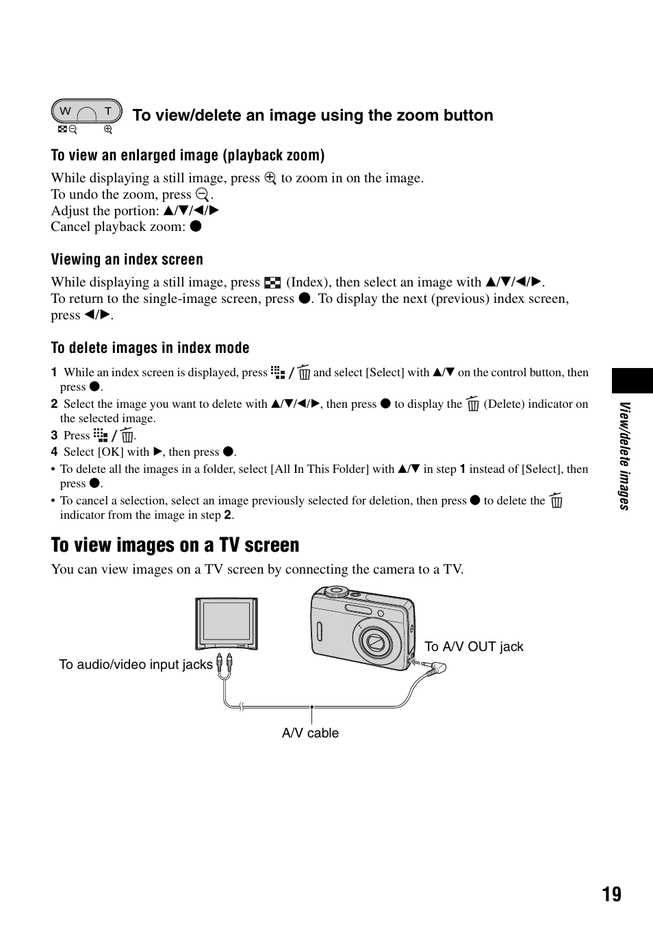 Sony DSC-S500 User Manual | Page 19 / 28