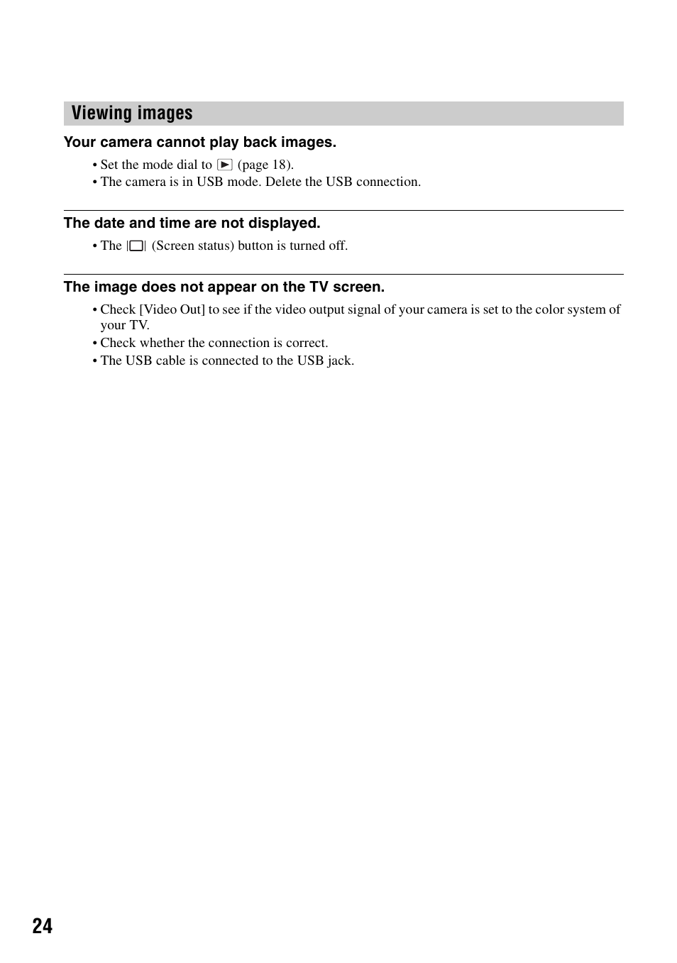 Viewing images | Sony DSC-S500 User Manual | Page 24 / 28