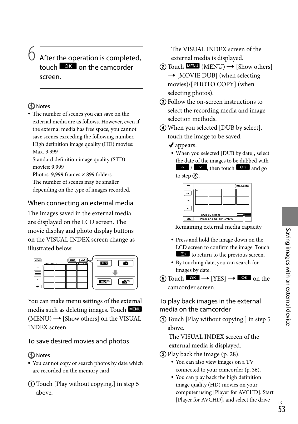 Sony HDR-CX300 User Manual | Page 53 / 119