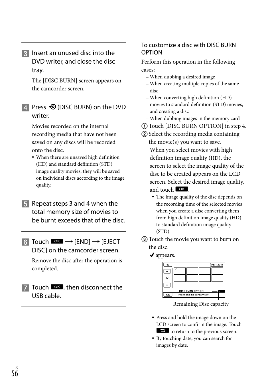 Sony HDR-CX300 User Manual | Page 56 / 119