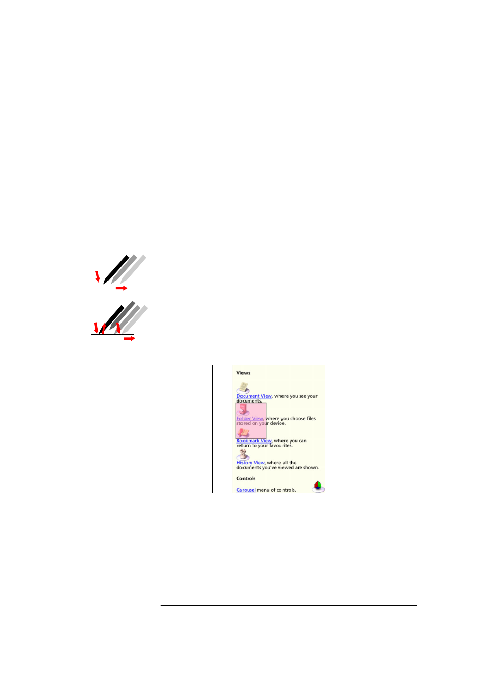 Panning and zooming a document | Sony PEG-TG50 User Manual | Page 6 / 22