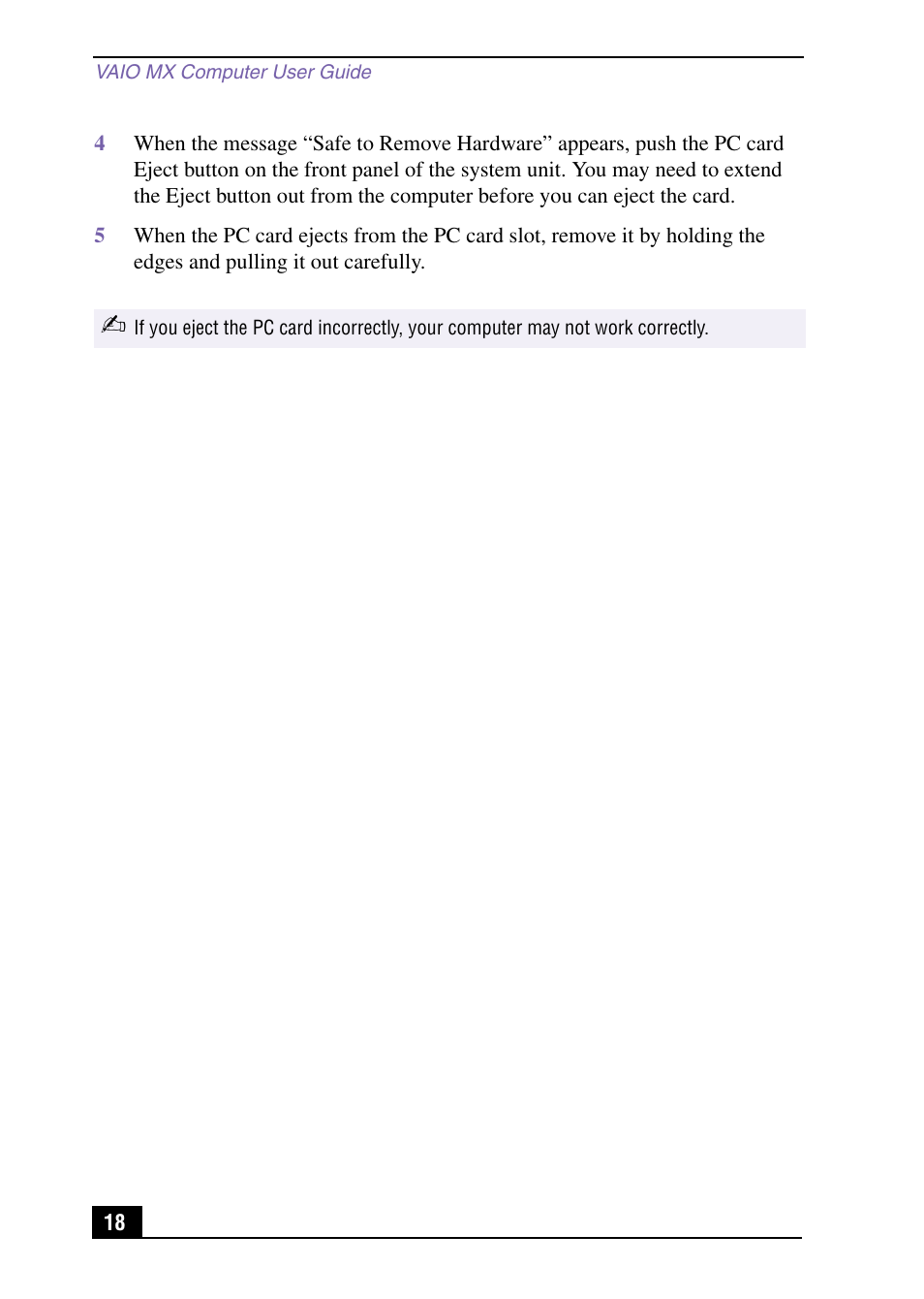 Sony PCV-MXS10 User Manual | Page 18 / 92
