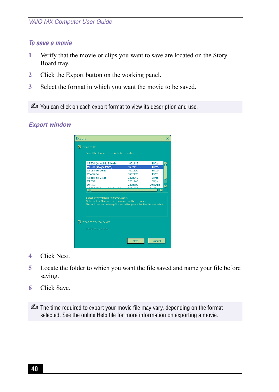 Sony PCV-MXS10 User Manual | Page 40 / 92