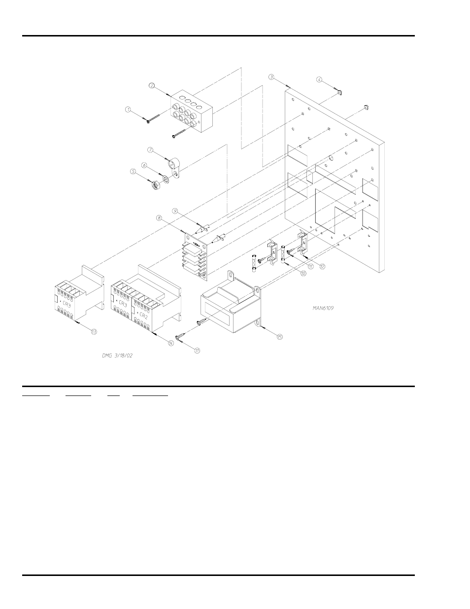 Reversing relay panel assembly | American Dryer Corp. Phase 7 D90 User Manual | Page 22 / 34