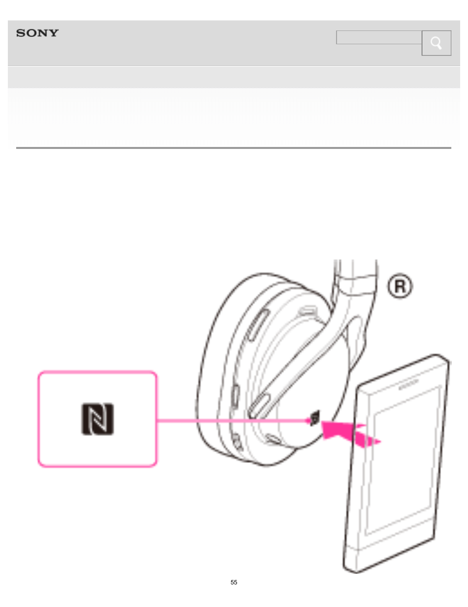 Disconnecting the smartphone by one touch | Sony MDR-1RBT User Manual | Page 55 / 87