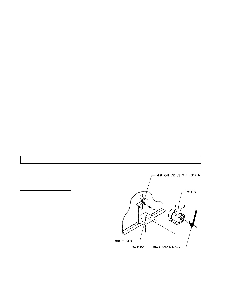 J. motors, V-belt tension adjustment (motor to idler), J. motors to replace drive motor | American Dryer Corp. ML-145 User Manual | Page 36 / 66