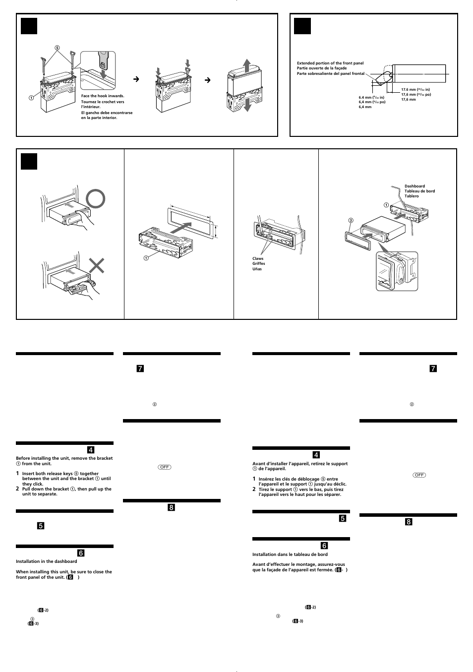 Sony CDX-M850MP User Manual | Page 3 / 4