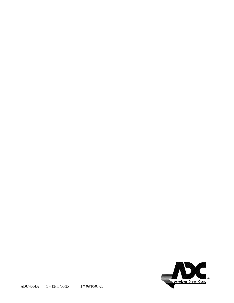 American Dryer Corp. AD-75D II User Manual | Page 50 / 50