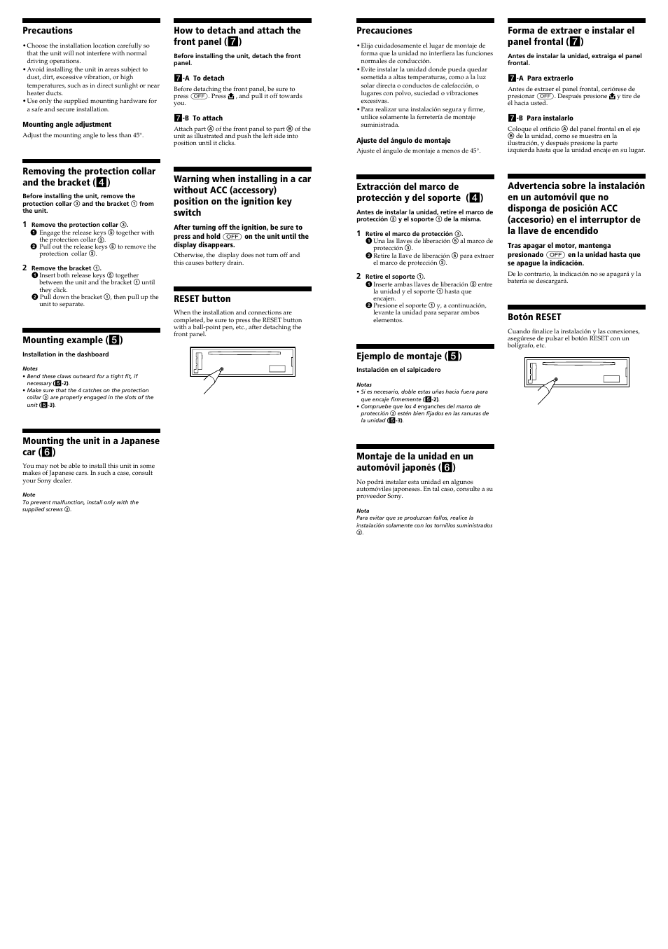 Sony CDX-SW200 User Manual | Page 4 / 4