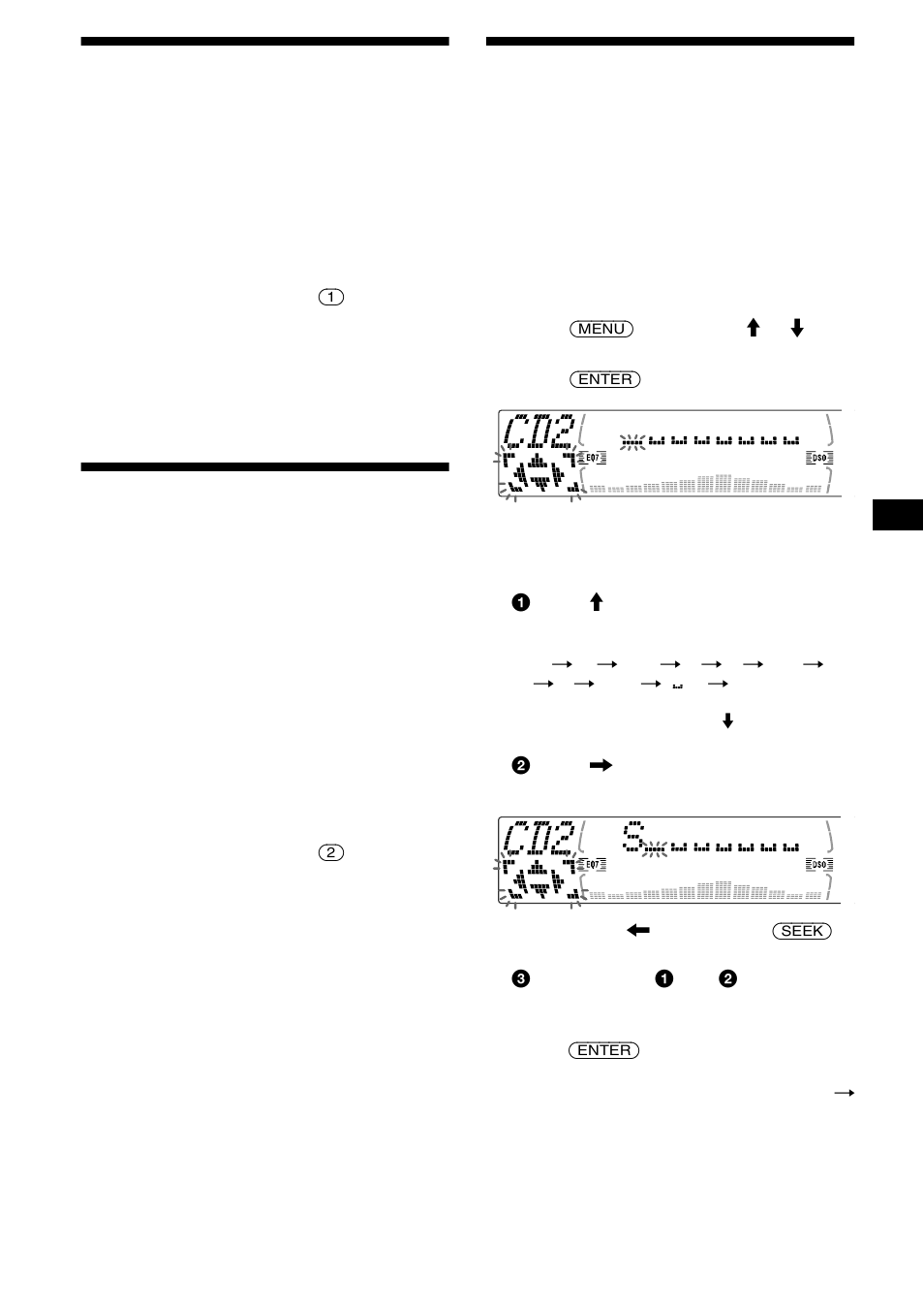 Playing tracks repeatedly, Repeat play, Playing tracks in random order | Shuffle play, Labeling a cd, Disc memo, Ep 11, 11 playing tracks repeatedly | Sony CDX-M670 User Manual | Page 11 / 108