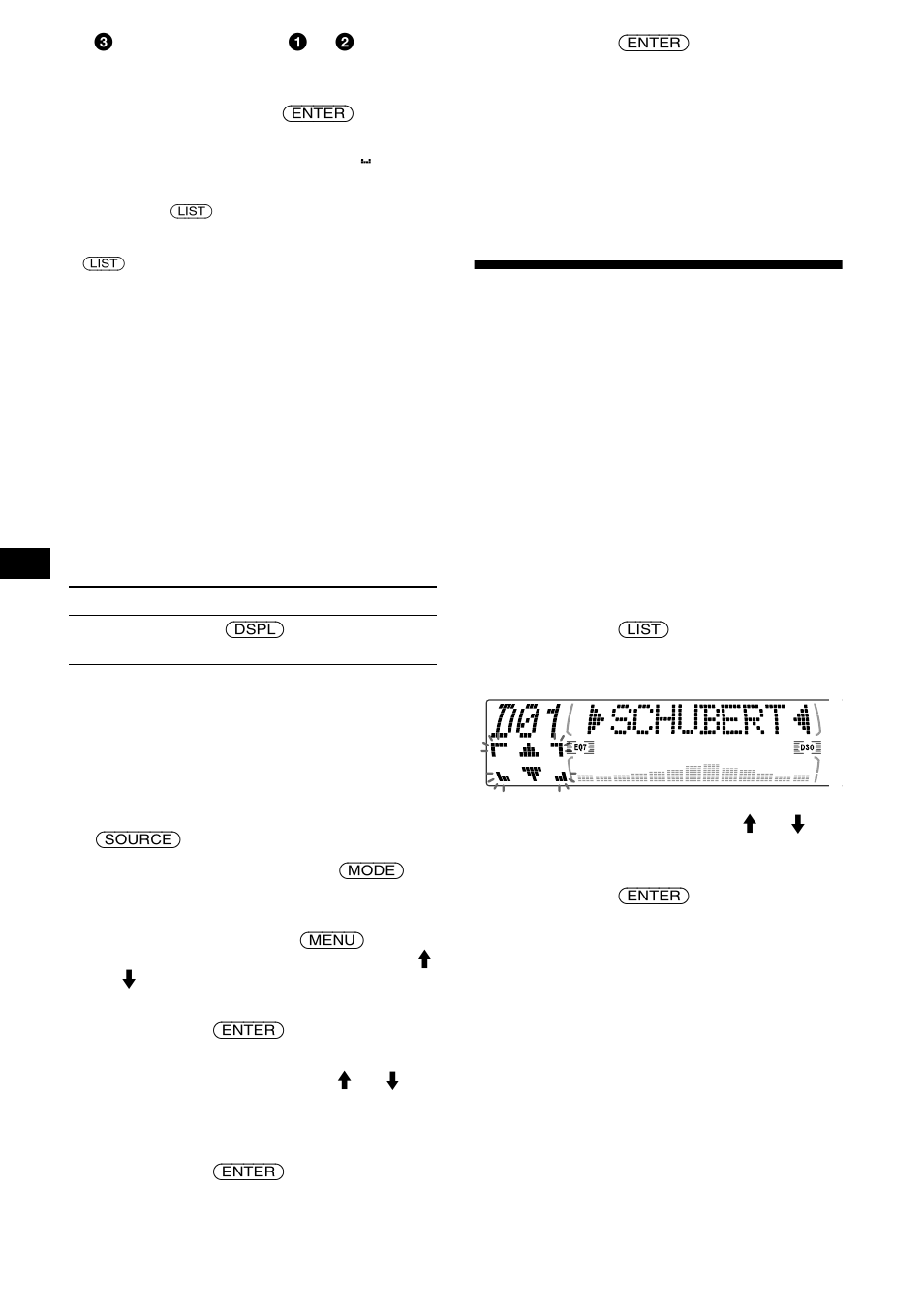 Localisation d’un disque par son nom, List-up | Sony CDX-M670 User Manual | Page 46 / 108