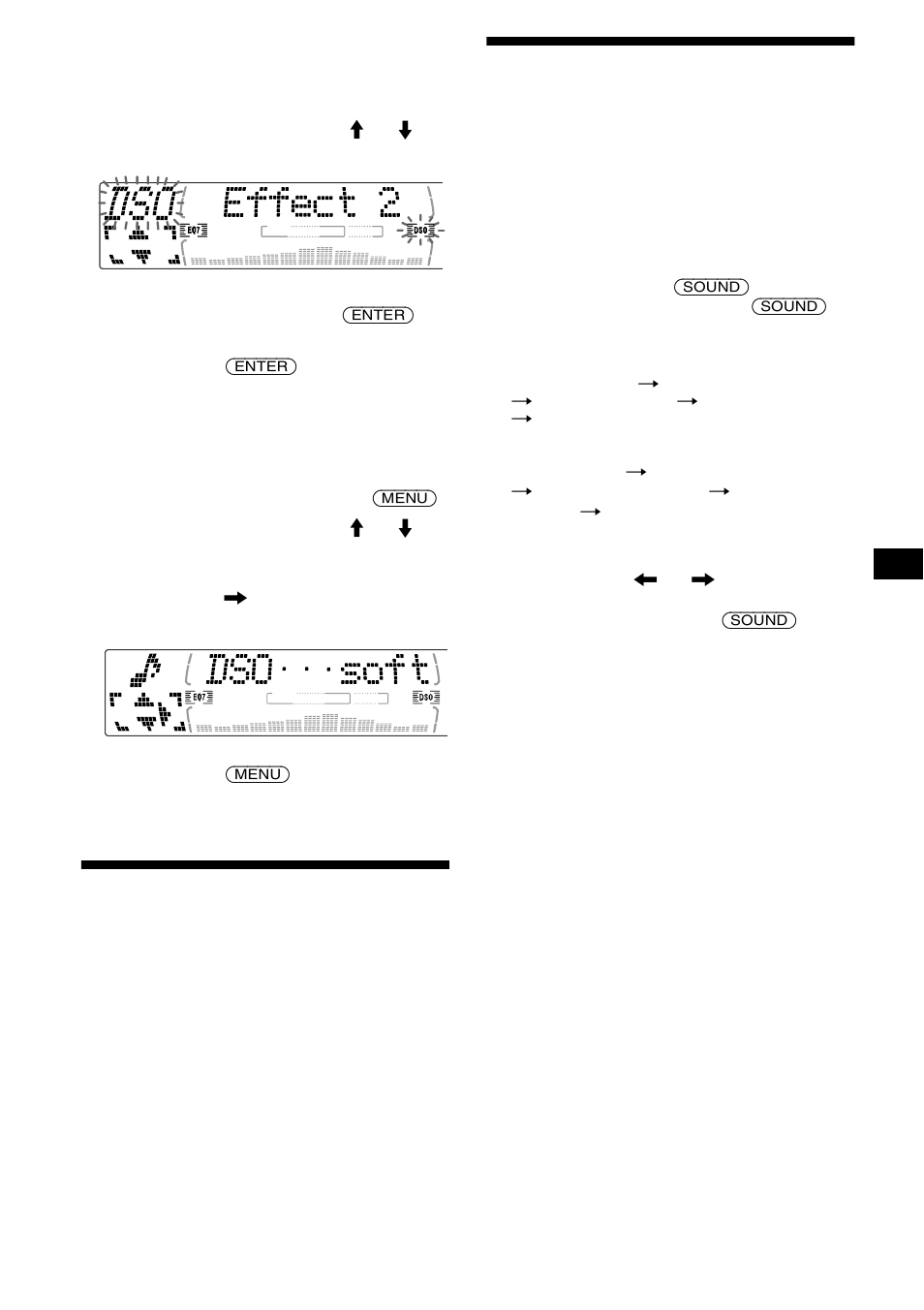 Réglage des caractéristiques du son, Source sound memory (ssm) | Sony CDX-M670 User Manual | Page 53 / 108