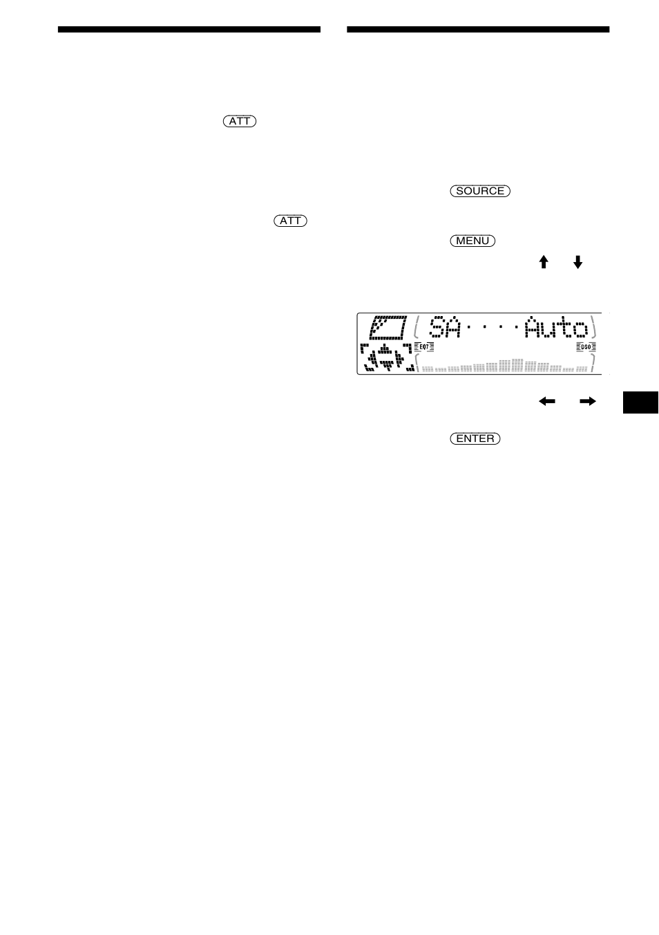 Atténuation rapide du son, Sélection de l’analyseur de spectre, 25 atténuation rapide du son | Sony CDX-M670 User Manual | Page 59 / 108