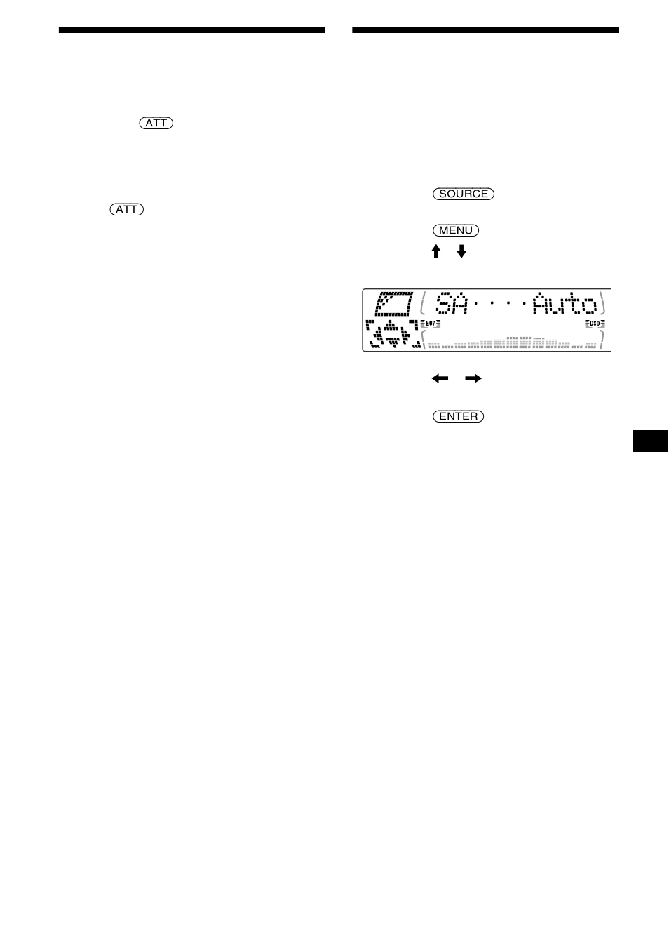 Atenuación rápida del sonido, Selección del analizador de espectros, 25 atenuación rápida del sonido | Sony CDX-M670 User Manual | Page 95 / 108
