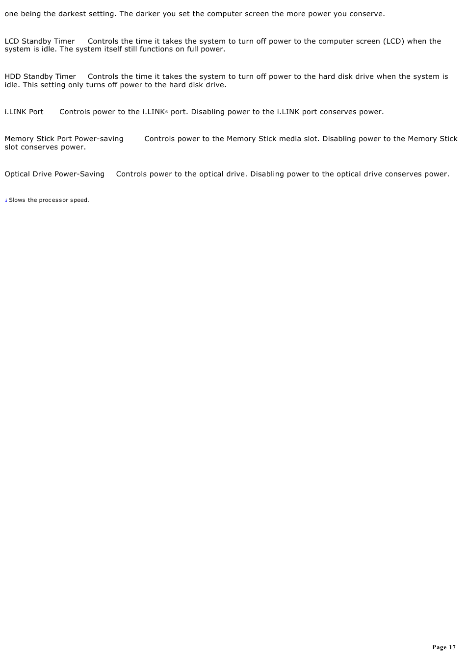 Sony PCG-V505BCK User Manual | Page 17 / 141