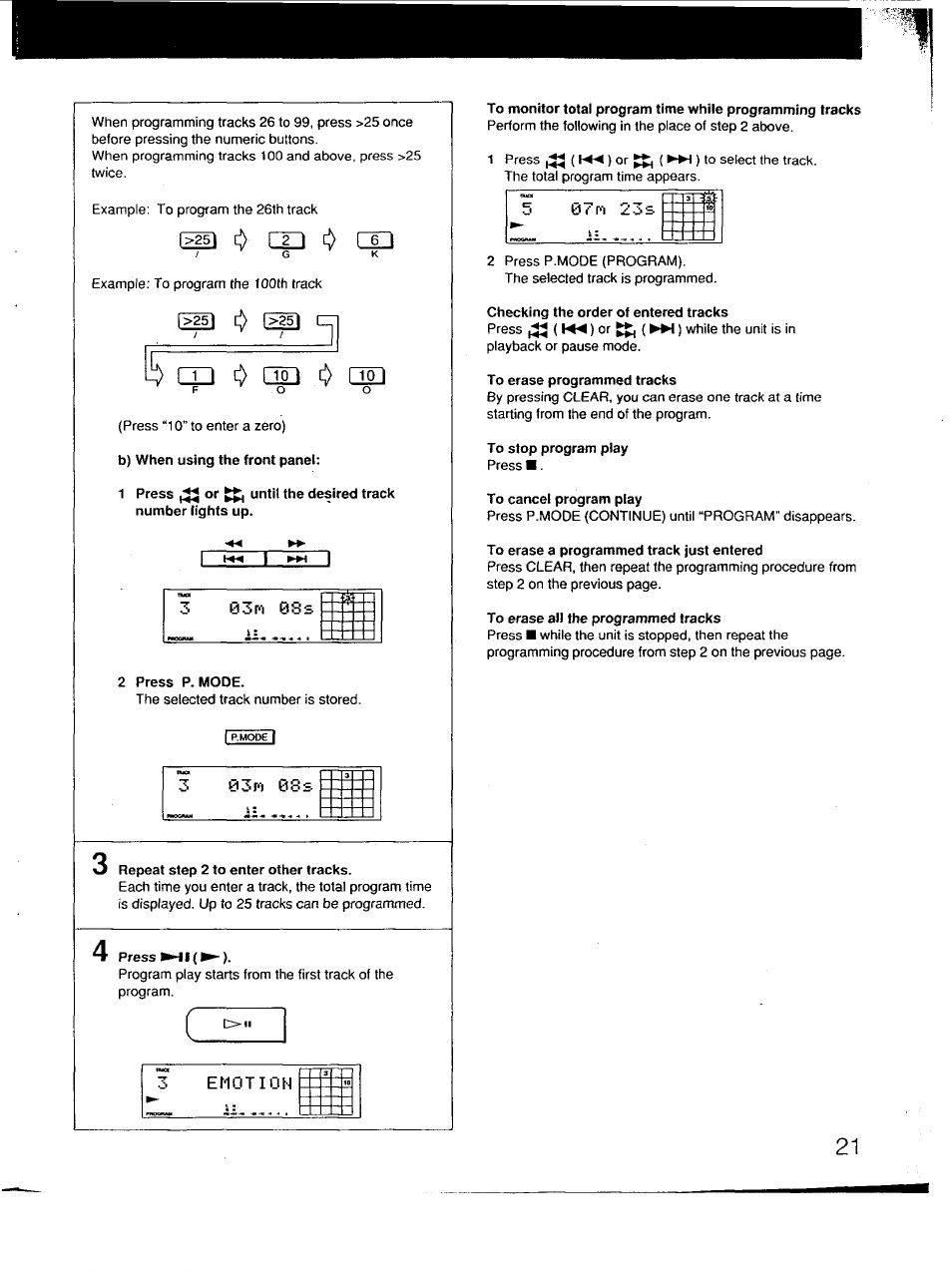 Sony MDS-101 User Manual | Page 21 / 52