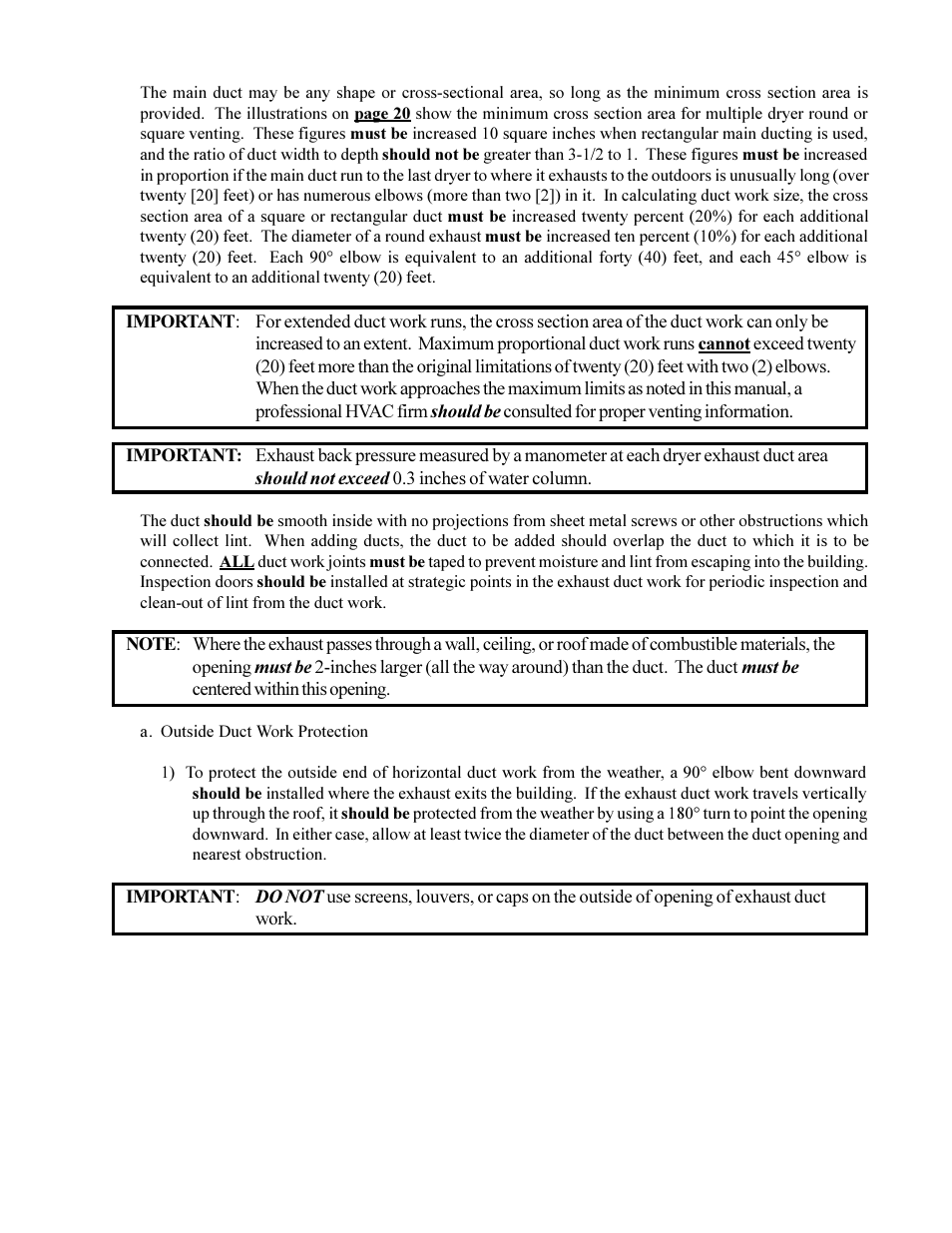 American Dryer Corp. MD-170 User Manual | Page 23 / 72