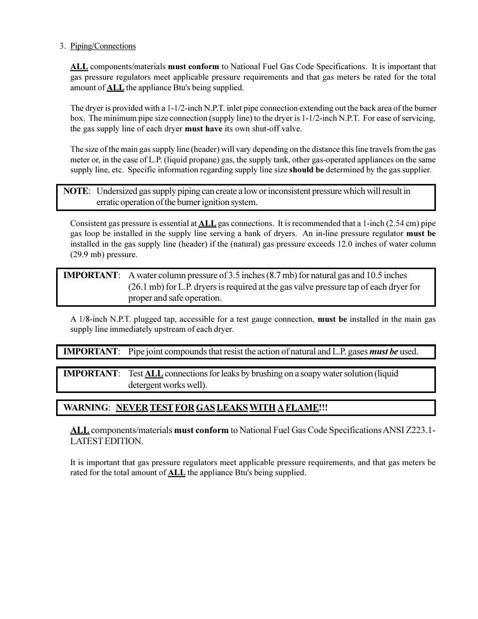 American Dryer Corp. MD-170 User Manual | Page 31 / 72
