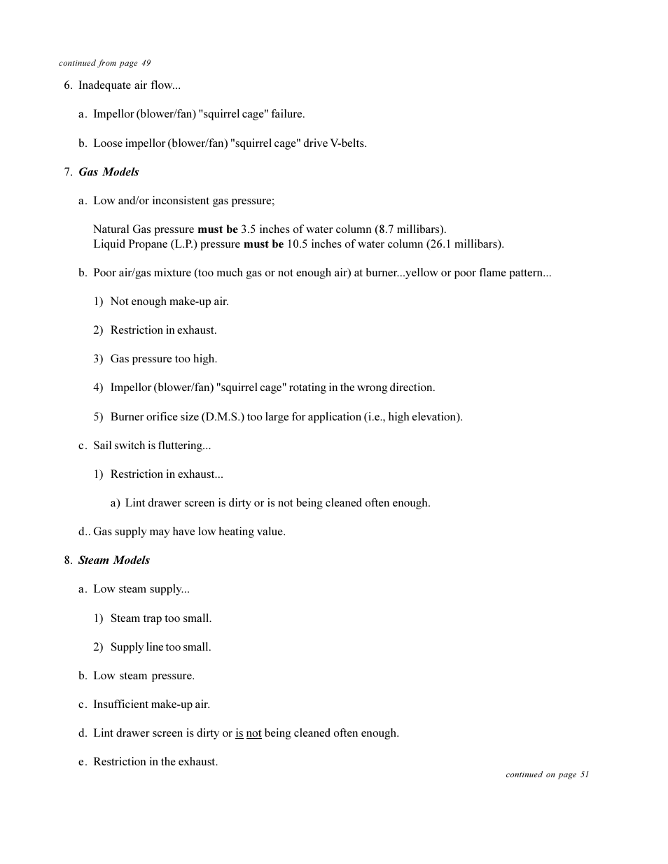 American Dryer Corp. MD-170 User Manual | Page 54 / 72