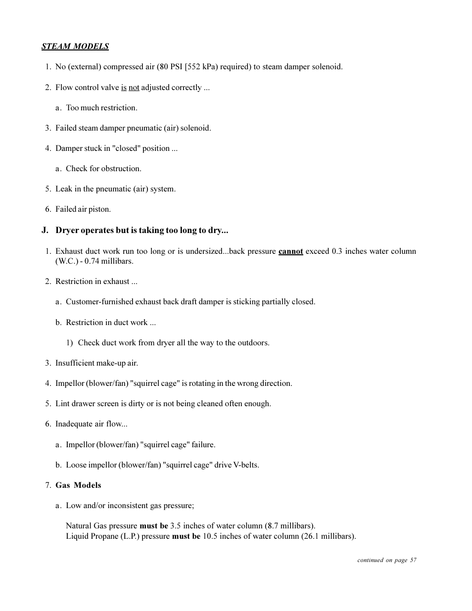 American Dryer Corp. MD-170 User Manual | Page 60 / 72