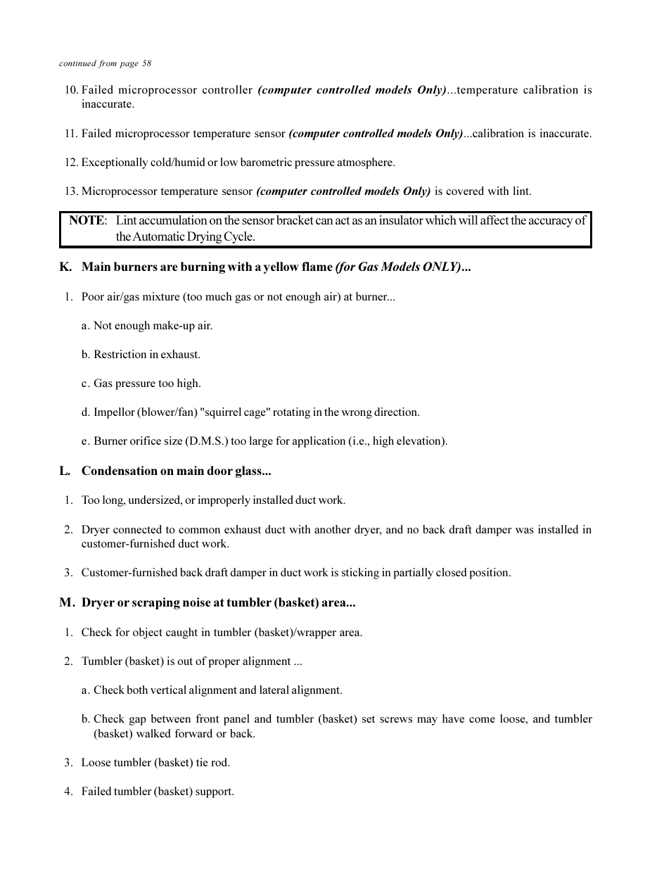 American Dryer Corp. MD-170 User Manual | Page 62 / 72