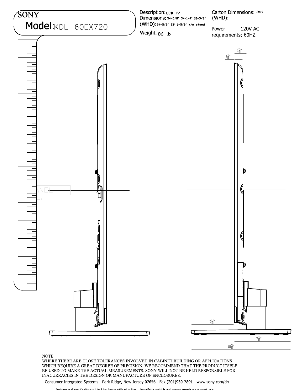 Sony KDL-60EX720 User Manual | Page 2 / 5