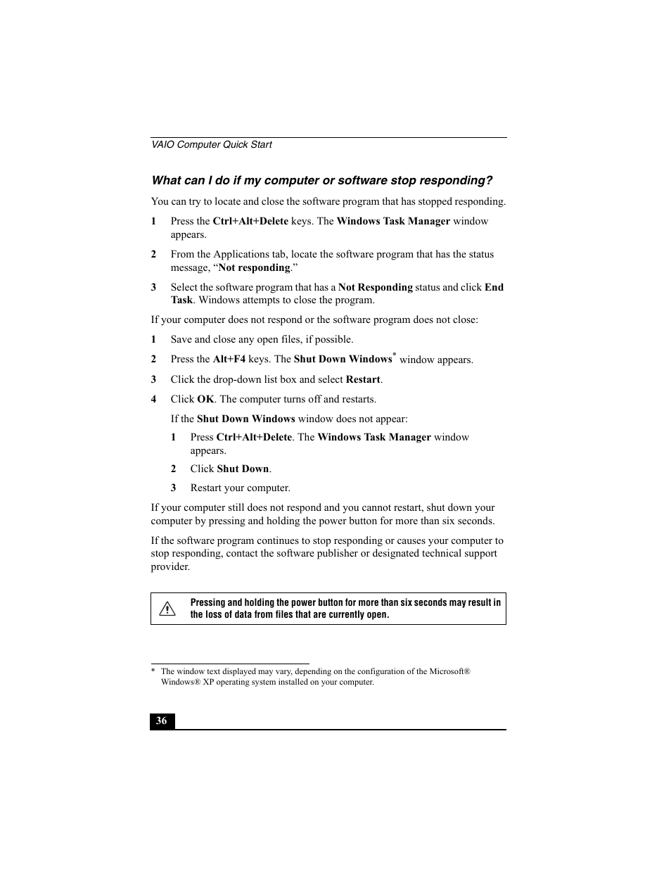 Sony PCV-W700G User Manual | Page 36 / 40