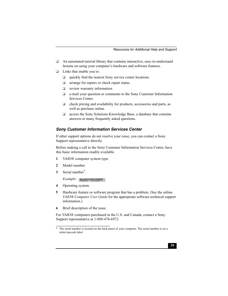 Sony PCV-W700G User Manual | Page 39 / 40
