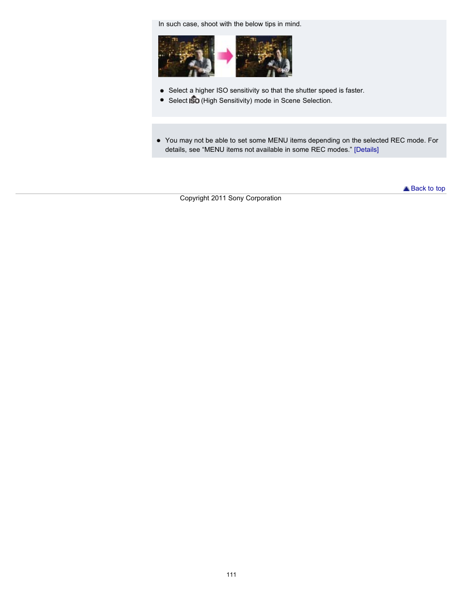 Sony DSC-WX9 User Manual | Page 111 / 252