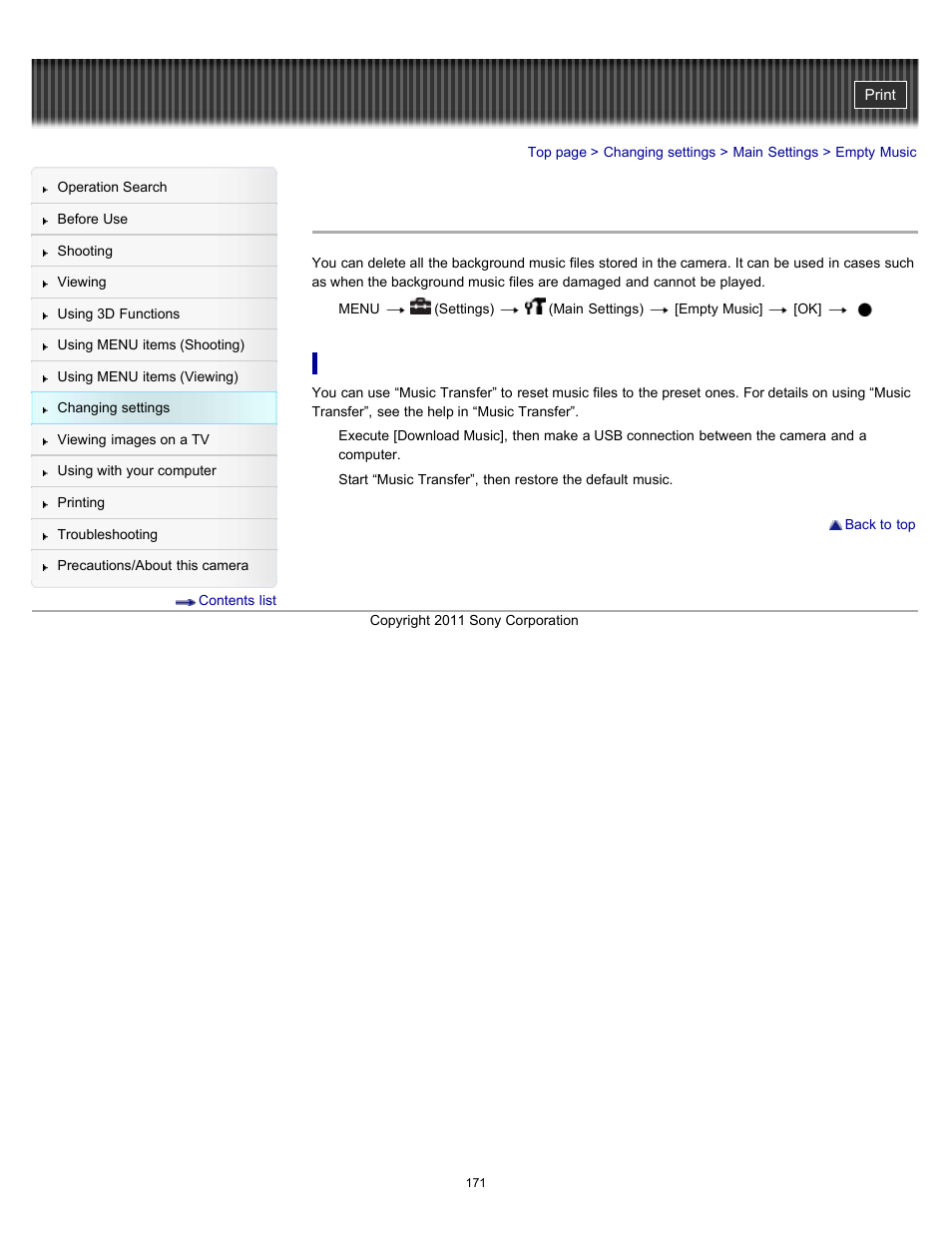 Empty music, Details | Sony DSC-WX9 User Manual | Page 171 / 252