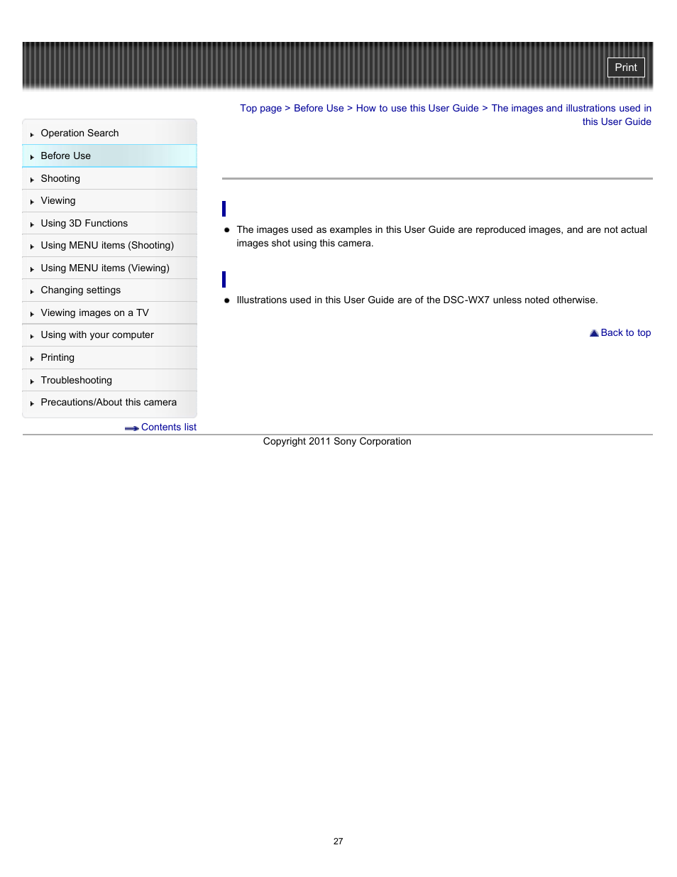 Sony DSC-WX9 User Manual | Page 27 / 252