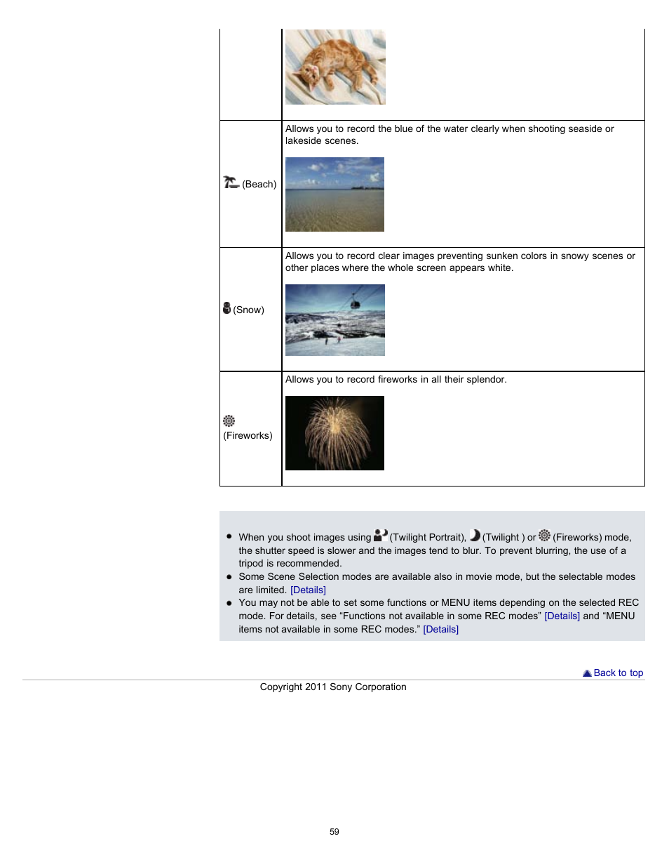 Sony DSC-WX9 User Manual | Page 59 / 252