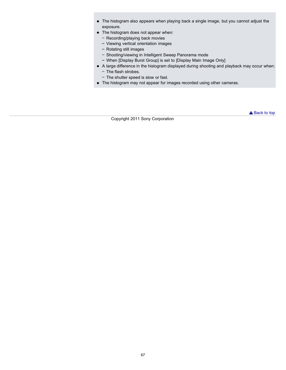 Sony DSC-WX9 User Manual | Page 67 / 252