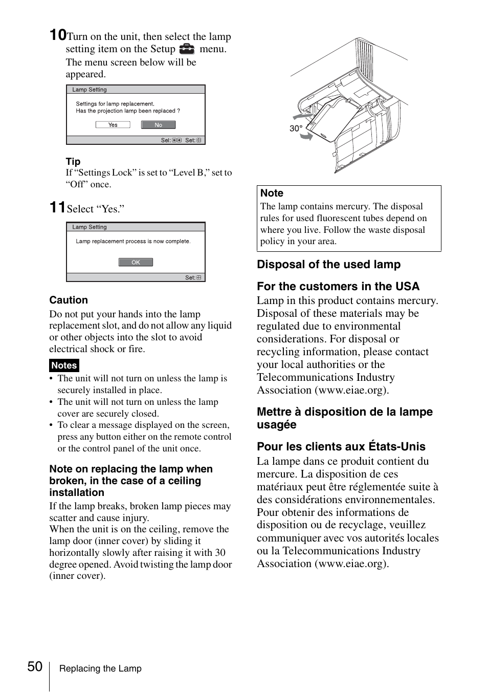 Sony VPL-VW600ES User Manual | Page 50 / 88