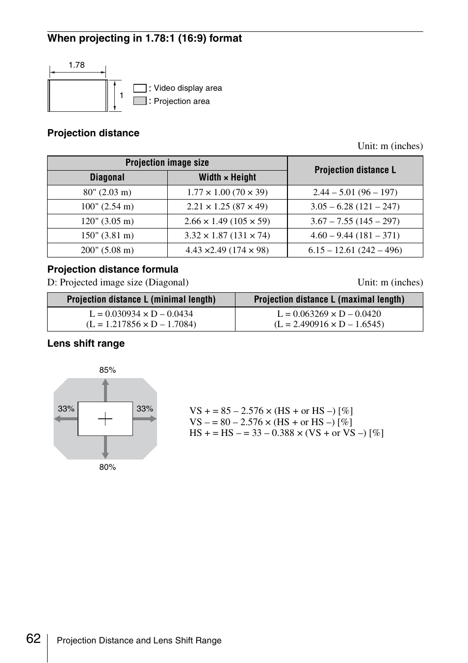 Sony VPL-VW600ES User Manual | Page 62 / 88