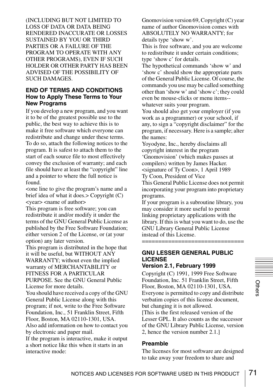 Sony VPL-VW600ES User Manual | Page 71 / 88