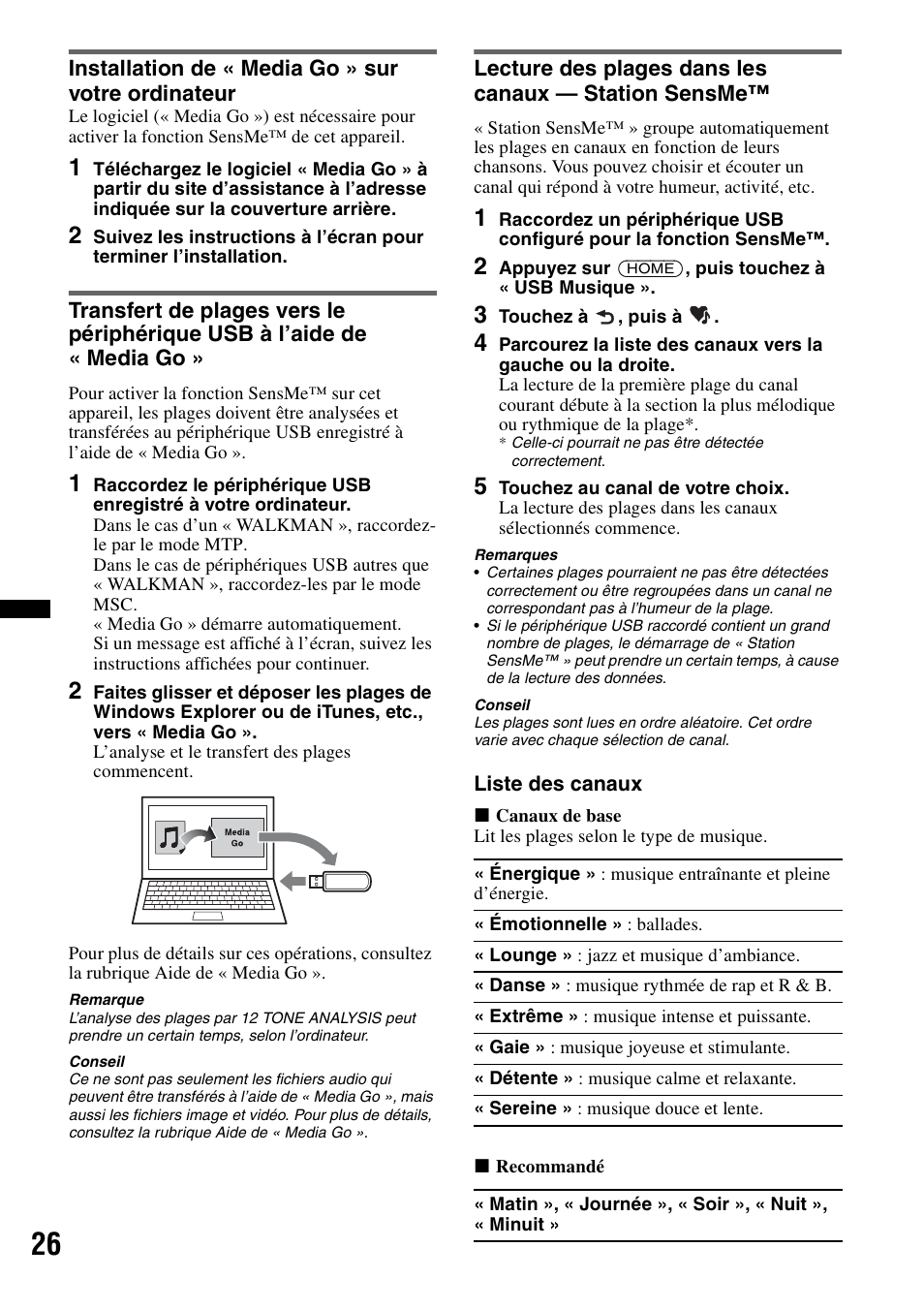 Installation de « media go » sur votre ordinateur | Sony XAV-601BT User Manual | Page 96 / 220